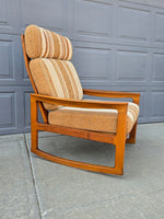 Komfort High Back Teak Rocking Chair