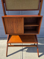 Mid Century Free Standing Wall Unit Room Divider