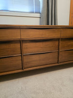 MCM Walnut Lowboy Dresser