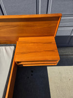 Queen Teak Platform Bed
