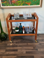 Danish Teak Bar Cart