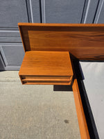 Queen Teak Platform Bed