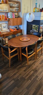 Erik Buck for O.D. Mobler Teak Dining Chairs x6