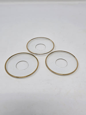 Vintage Bobeche Candle Wax Drip Collars