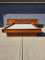 Queen Teak Platform Bed