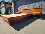 Queen Teak Platform Bed