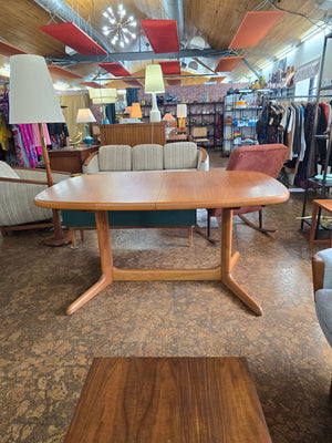 Teak Dining Table with Extension - Seats 6 to 8