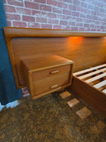 Dyrlund Teak Queen Platform Bed