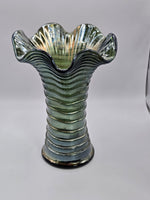Imperial 'Ripple' Iridescent Carnival Glass Vase