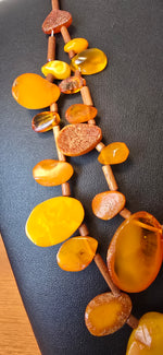 Vintage Raw Amber Necklace