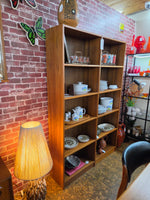 Double Teak Bookcase