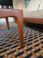 Teak & Smoked Glass Coffee Table