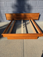 Queen Teak Platform Bed