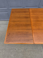 Danish Teak Draw Leaf Table