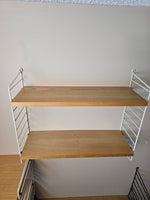 String Modular Shelf System in White & Ash