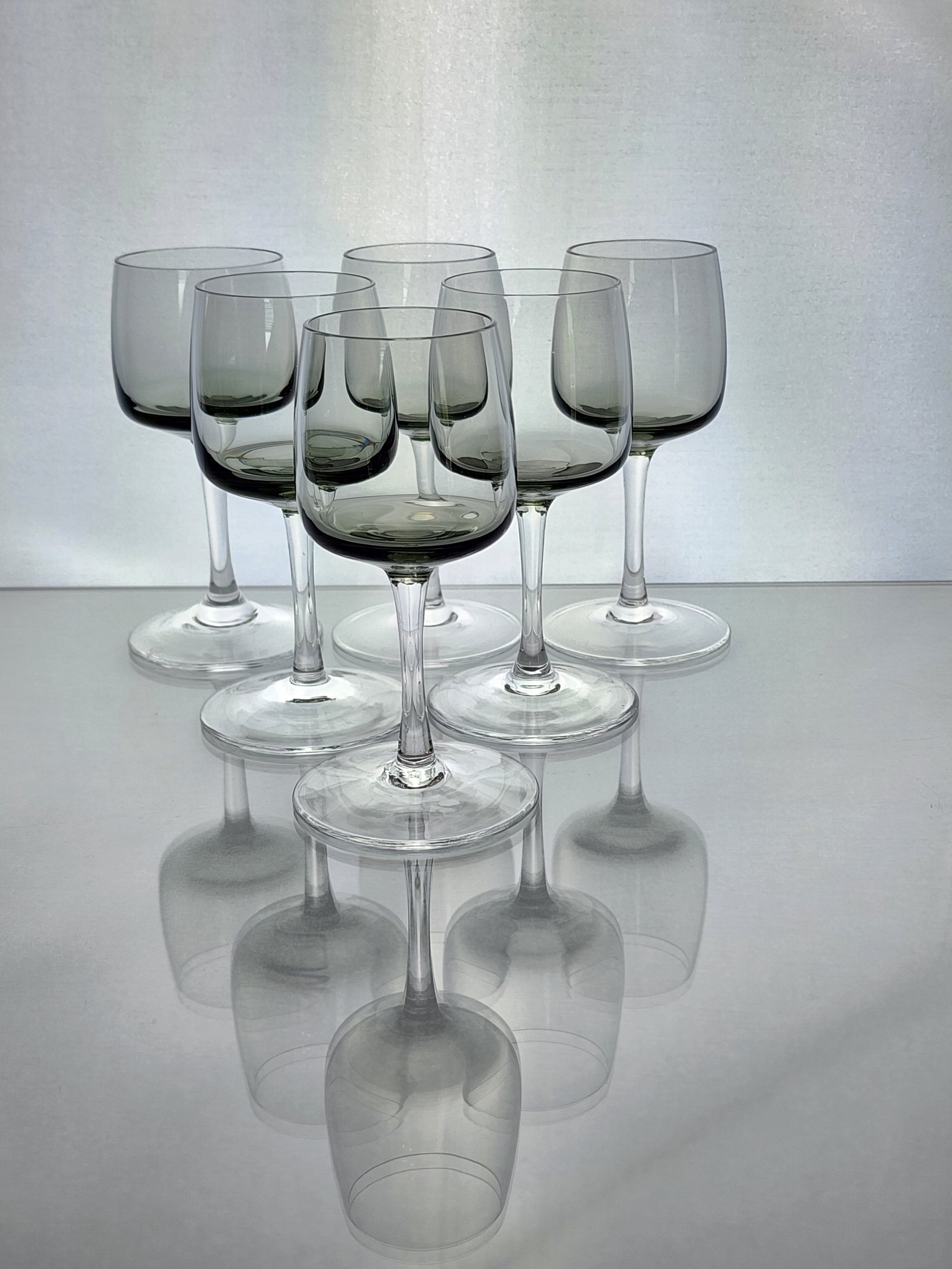 Blown Glass Decanter & Glasses