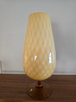 Butterscotch Quilted Cased Empoli Vase