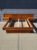 Queen Teak Platform Bed