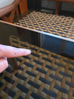 Teak & Smoked Glass Coffee Table