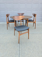 Walnut Dining Room Table & Four Chairs