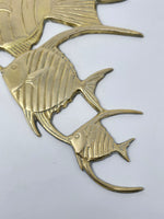 Brass Angelfish Wall Art