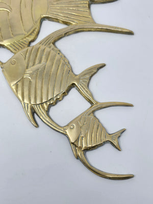 Brass Angelfish Wall Art