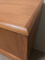 Large Teak Gentleman's Chest of Drawers
