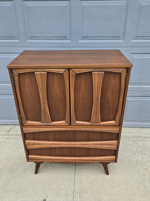 Upright Cedar Chest with Drawers