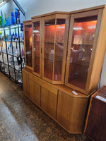 Danish Modern Teak Sideboard & Hutch
