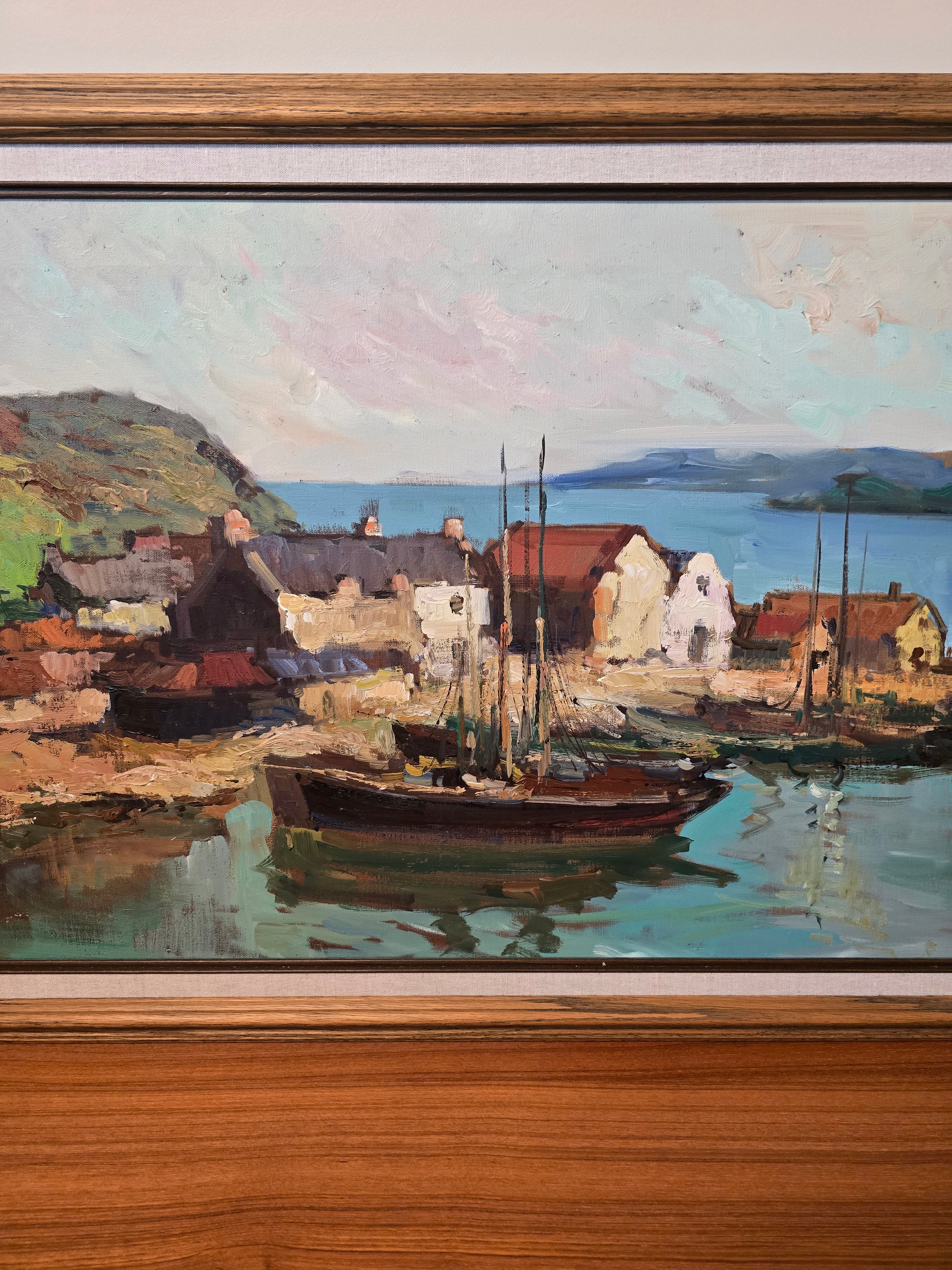 Guy Duveyre Framed Oil Painting