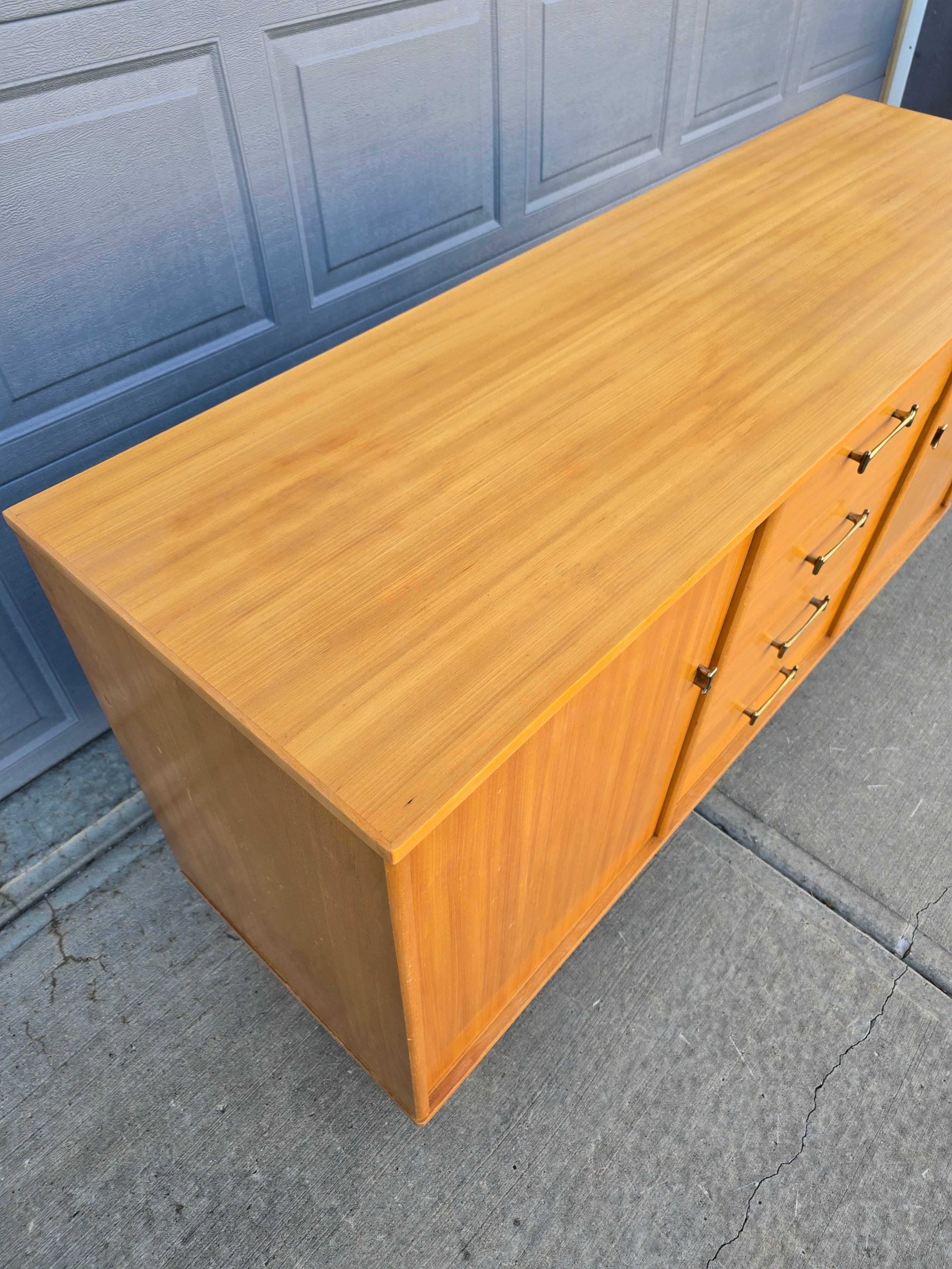 Milo Baughman for Drexel 'Today's Living' Blonde Sideboard
