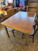Danish Teak Draw Leaf Dining Table