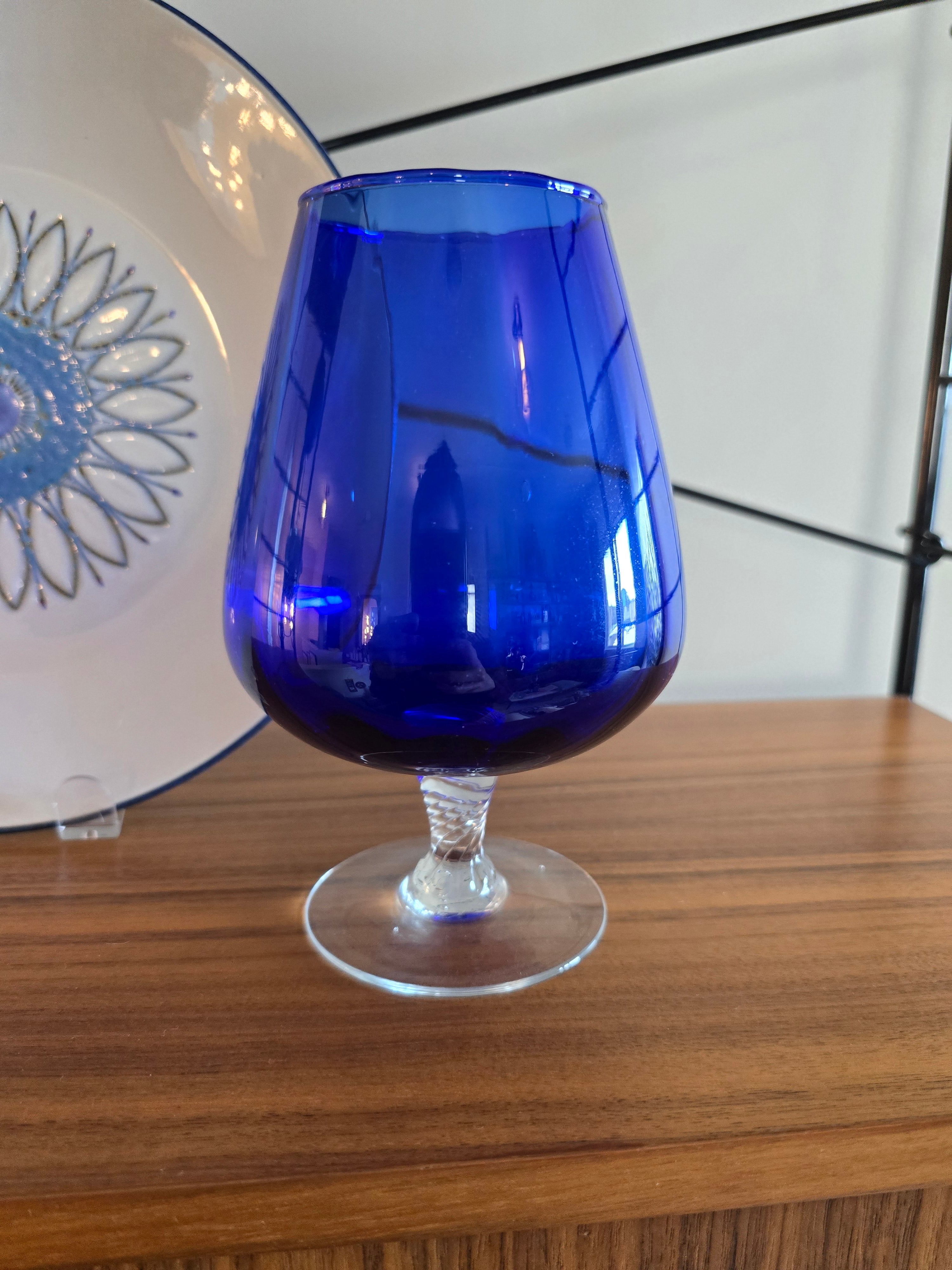 Empoli Cobalt Blue Balloon Vase