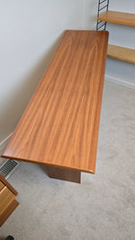 Danish Modern Teak Sofa Console Table