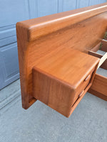 Dyrlund Teak Queen Platform Bed
