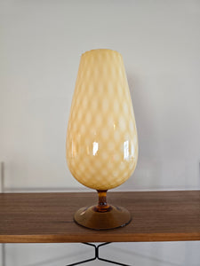 Butterscotch Quilted Cased Empoli Vase