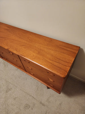 Teak 9 Drawer Dresser