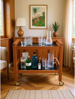Danish Teak Bar Cart