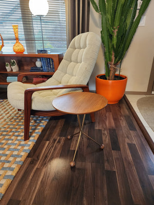 Teak Tripod Cocktail Table by Albert Larsson Sweden