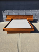 Queen Teak Platform Bed