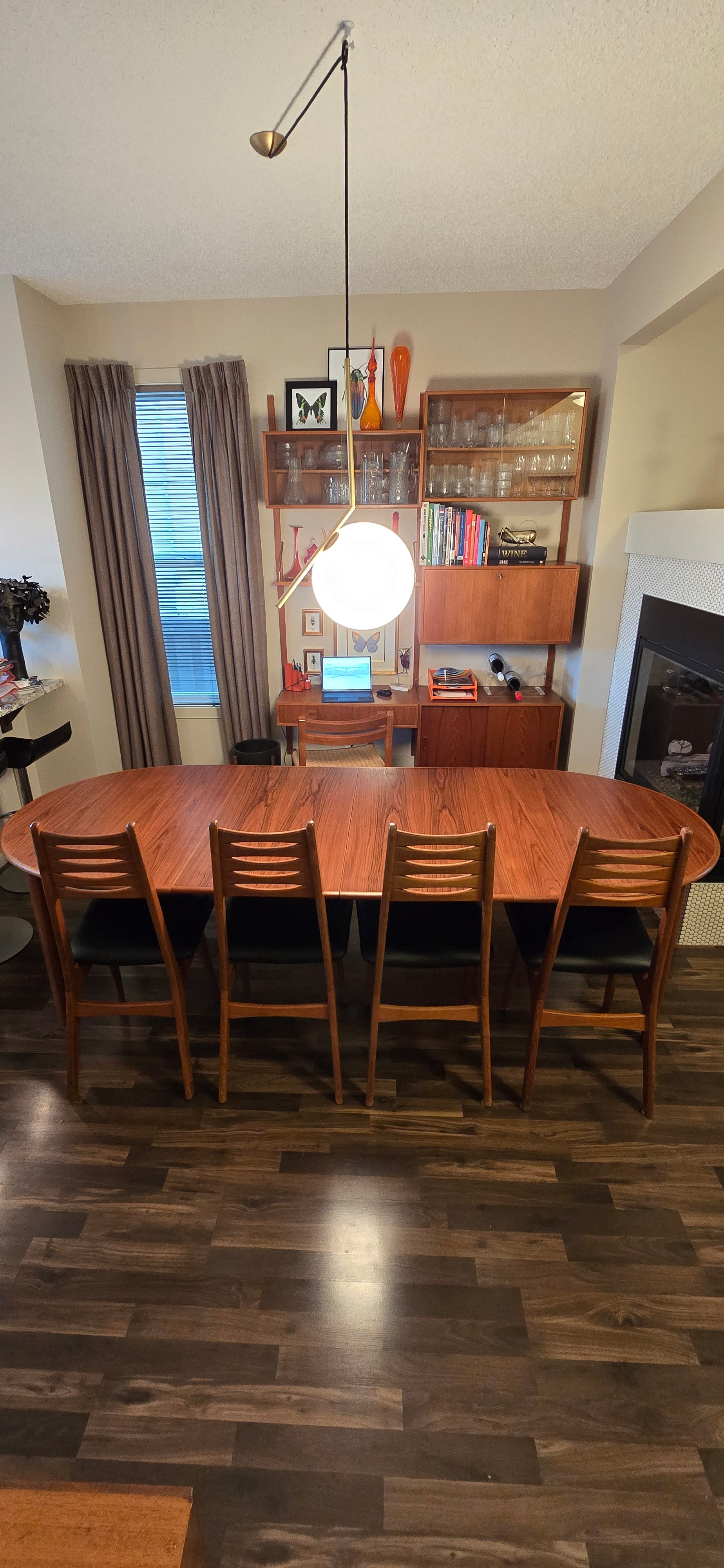 Danish Teak Dining Table - Seats 6 to 10