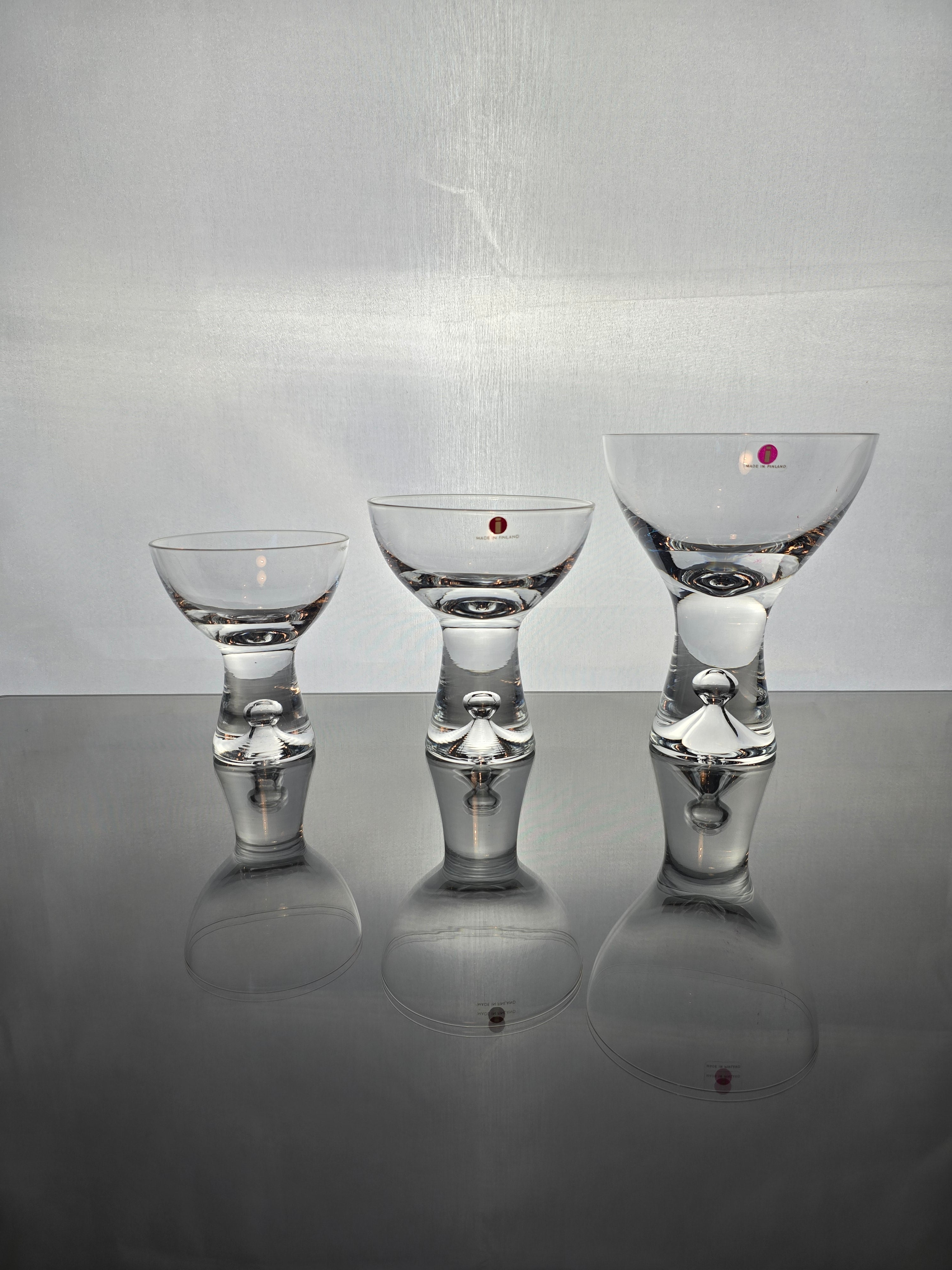 Iittala 'Tapio' Mouthblown Glassware by Tapio Wirkkala