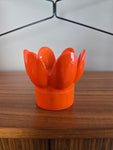 Royal Krona Orange Tulip Votive Holder