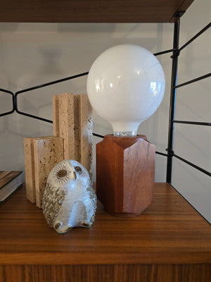 Teak Mini Lamp
