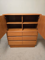 Large Teak Gentleman's Chest of Drawers