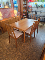 Danish Teak Draw Leaf Dining Table