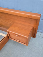 Dyrlund Teak Queen Platform Bed