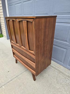 Upright Cedar Chest with Drawers