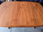 Teak Dining Room Table w/ Two Extensions