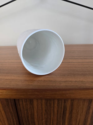 Bjorn Wiinblad for Rosenthal White Bisque Flower Relief Vase